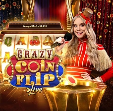 Alvynn Casino — Crazy Coin Flip Live-Gameshow mit Slot-Elementen und Münzwurf-Bonusrunde